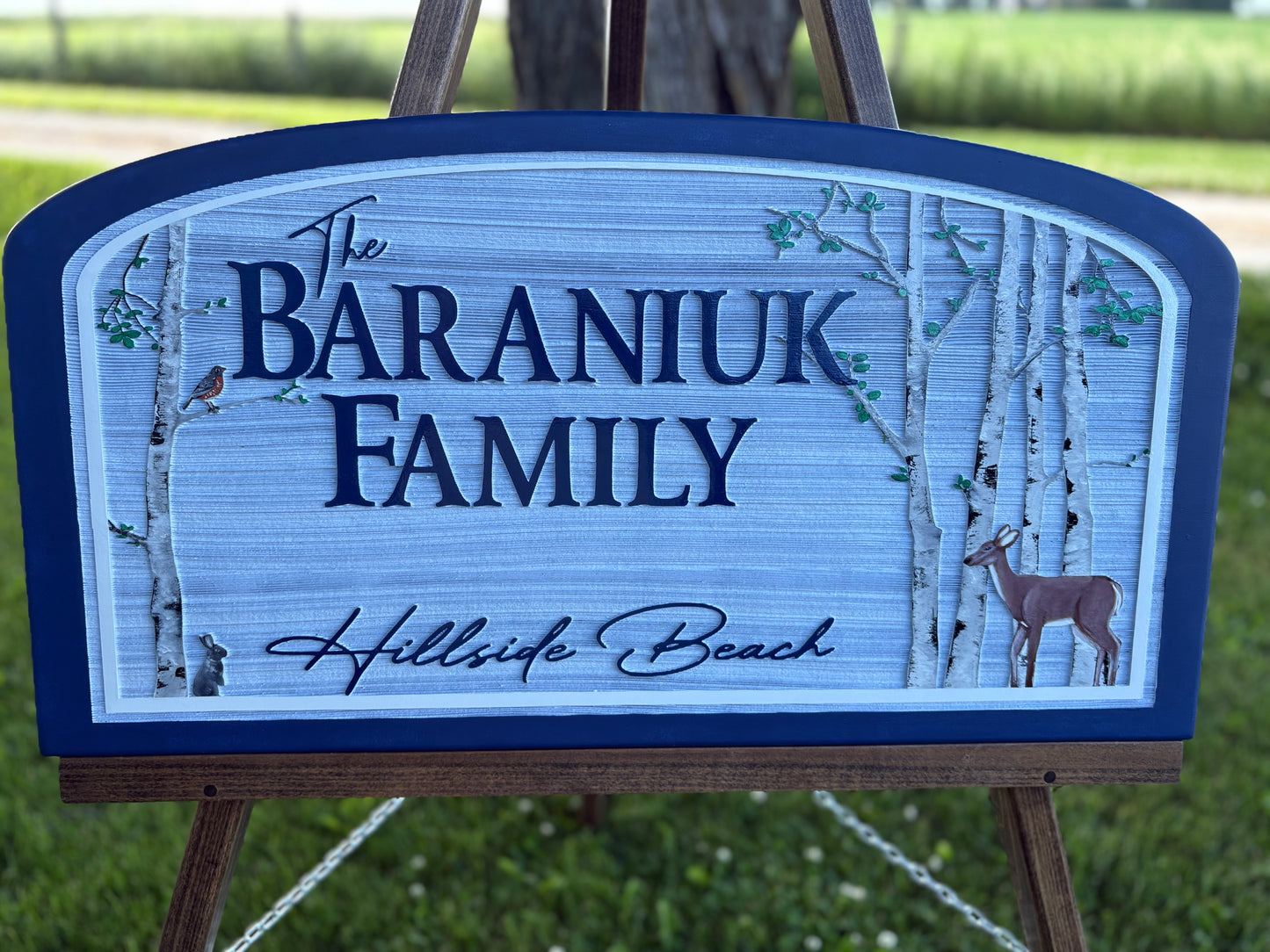Cottage Signs - Cedar Sandblasted Wood Signs