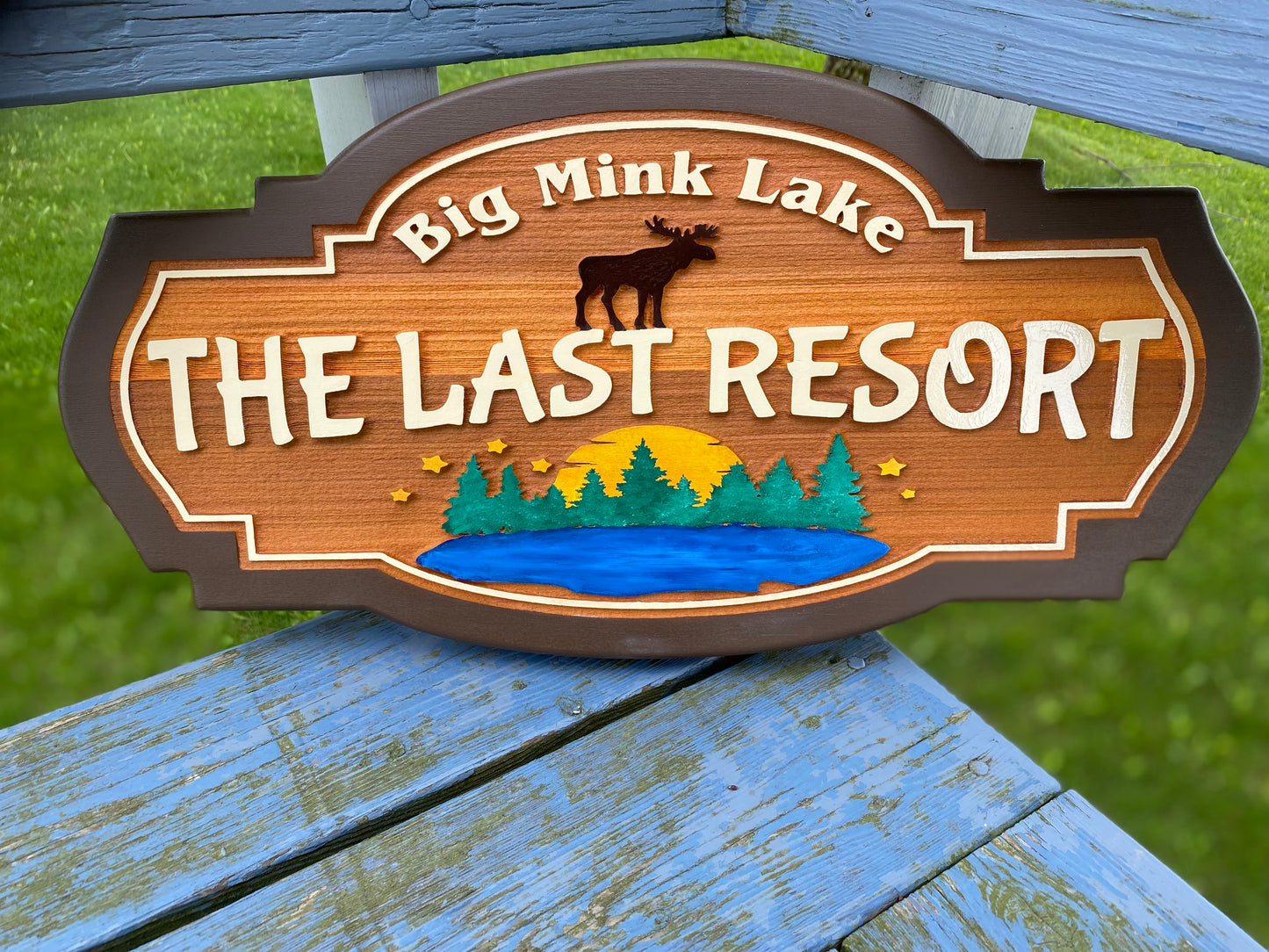 Custom Cedar Cottage Signs