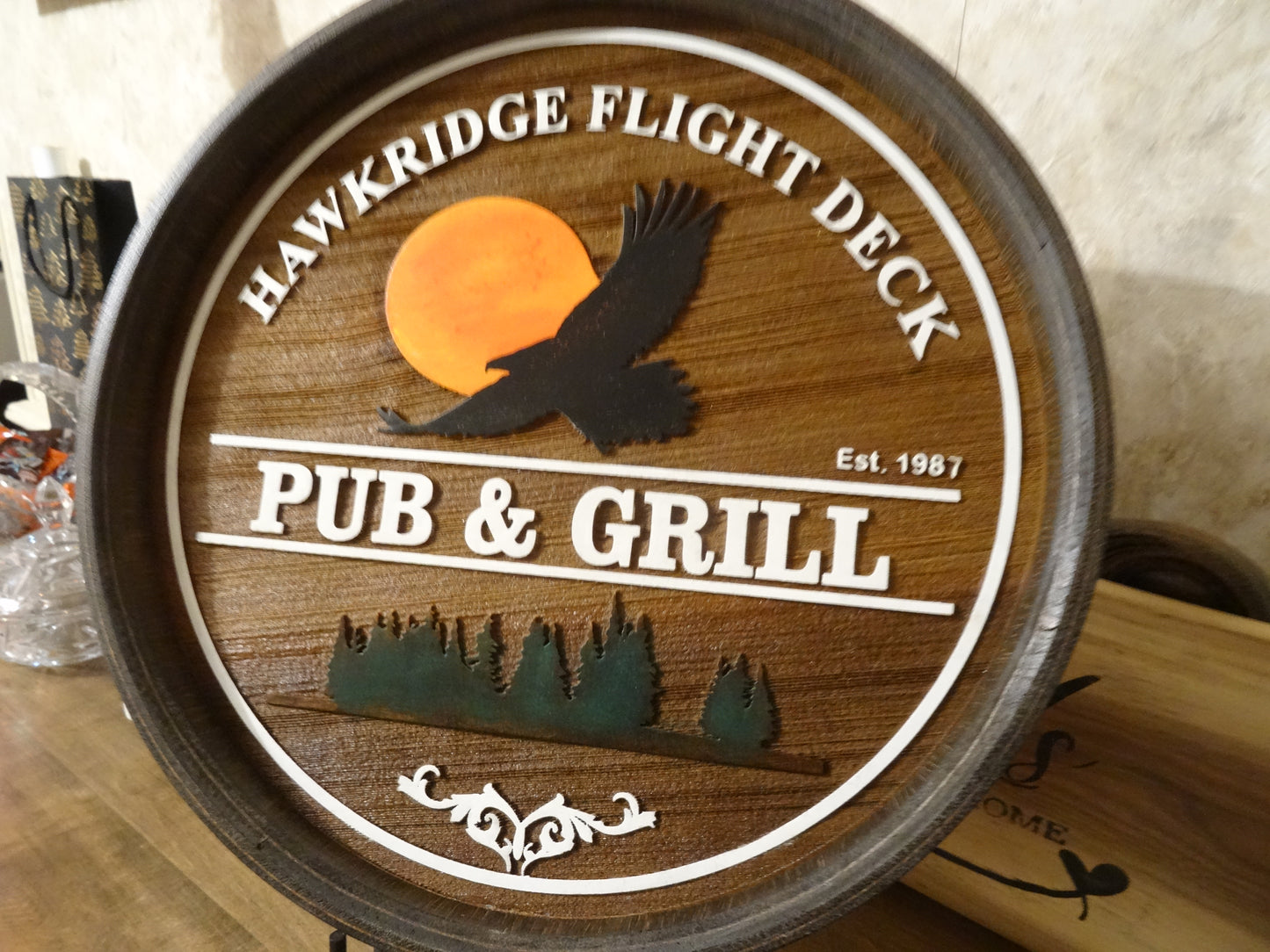 Barrel Signs – Personalized for Your Bar or Recreation Room