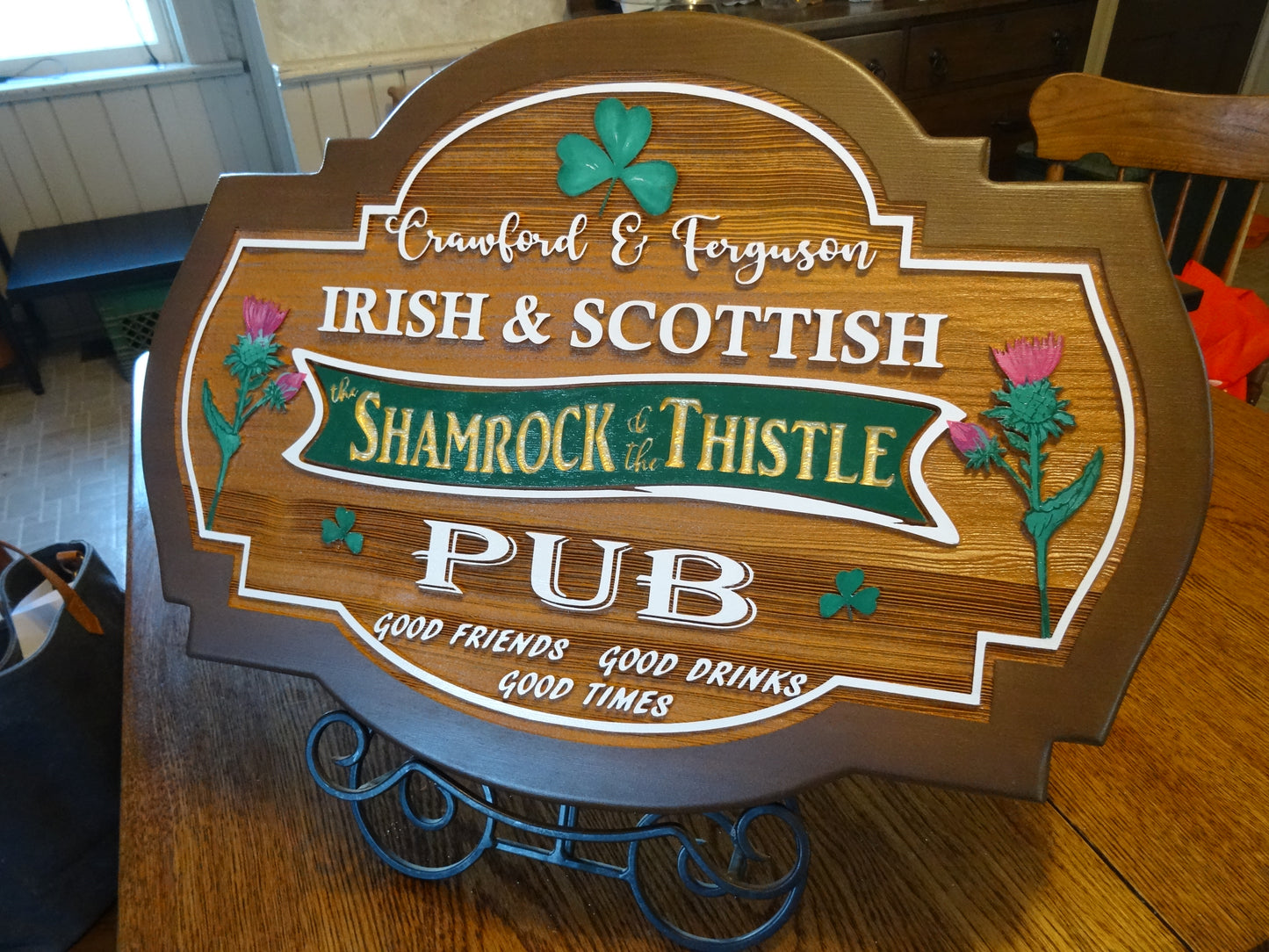 Custom Wood Bar Signs/Recreation Room Signs