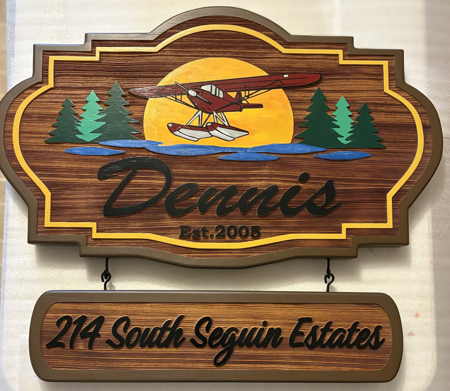 Custom Cedar Cottage Signs