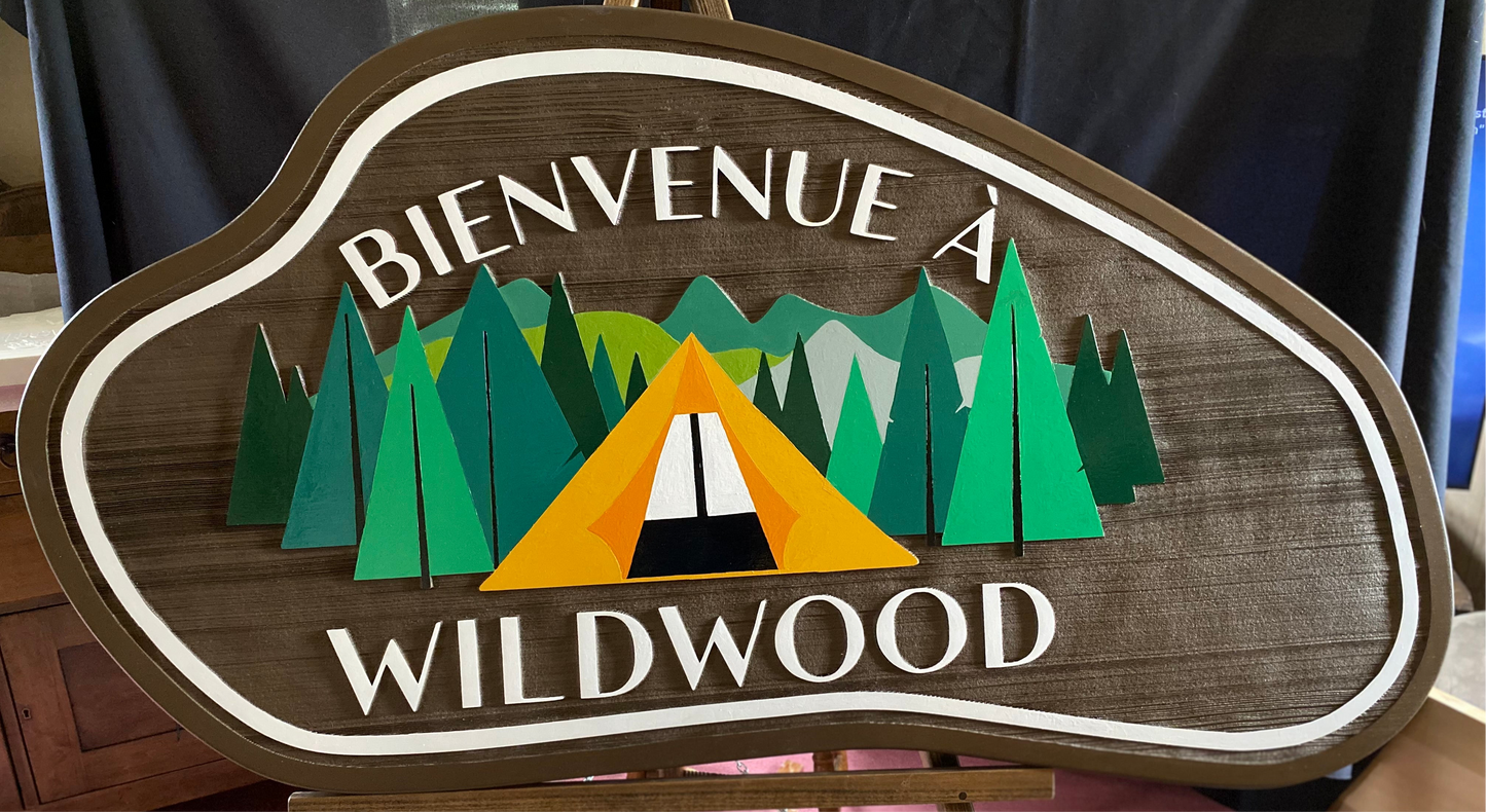 Custom Wood Business Signs