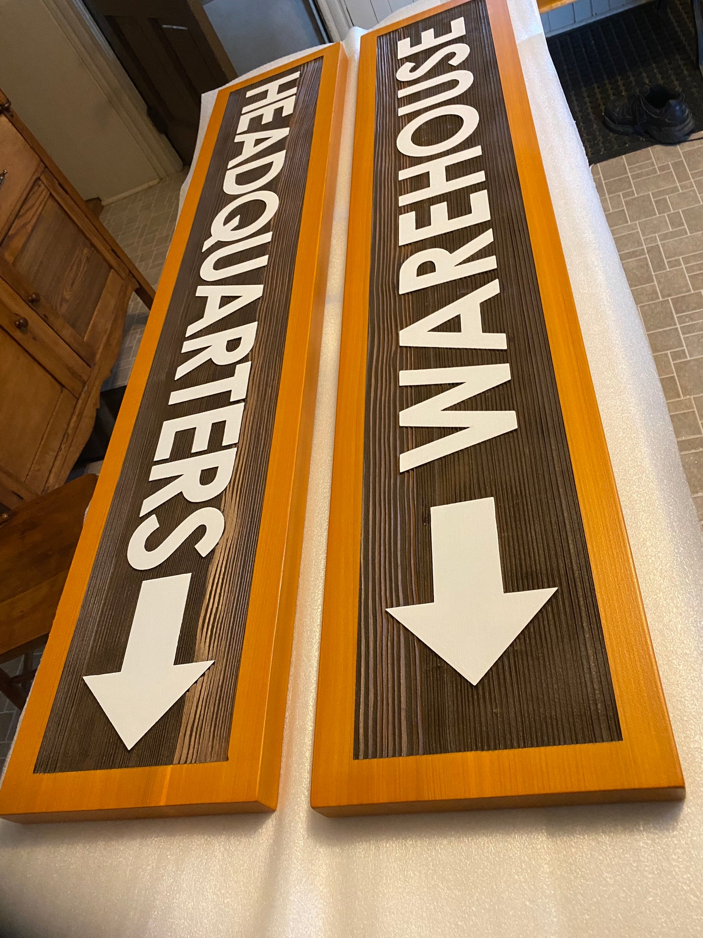 Custom Wood Business Signs