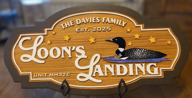 Custom Wood Signs - Cedar Signs in Rustic Wood Stain or Painted