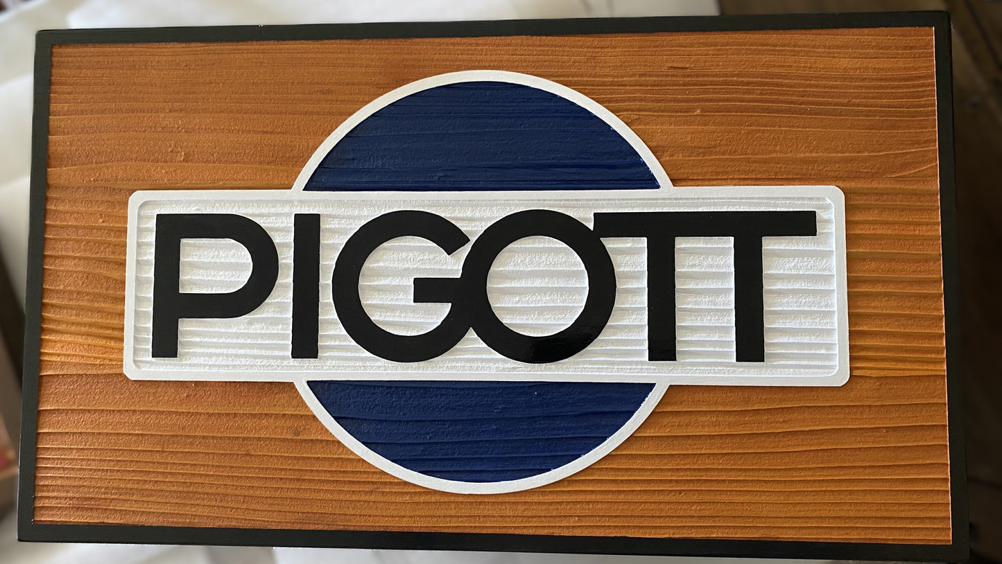 Custom Wood Business Signs