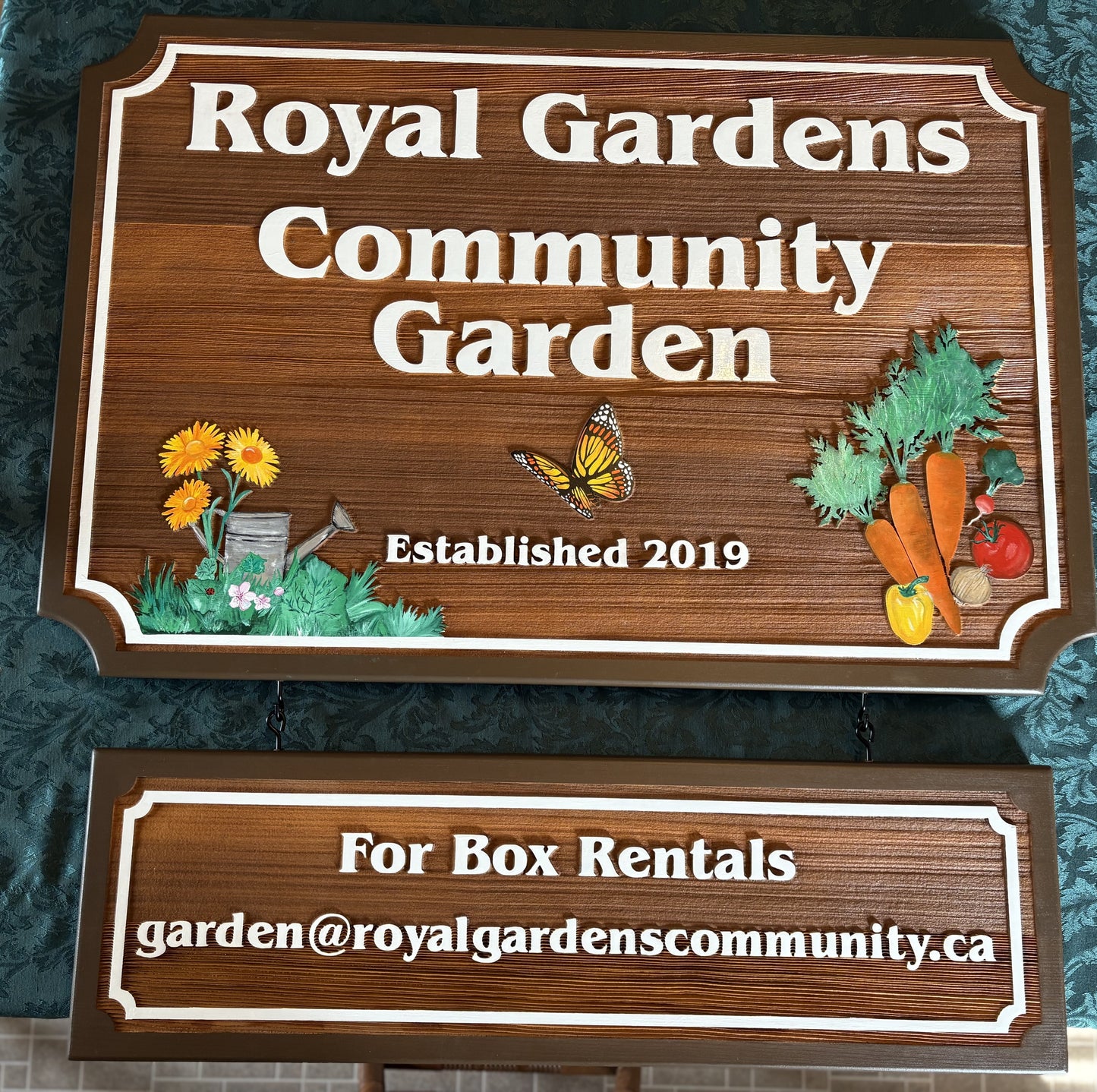 Custom Cedar Cottage Signs
