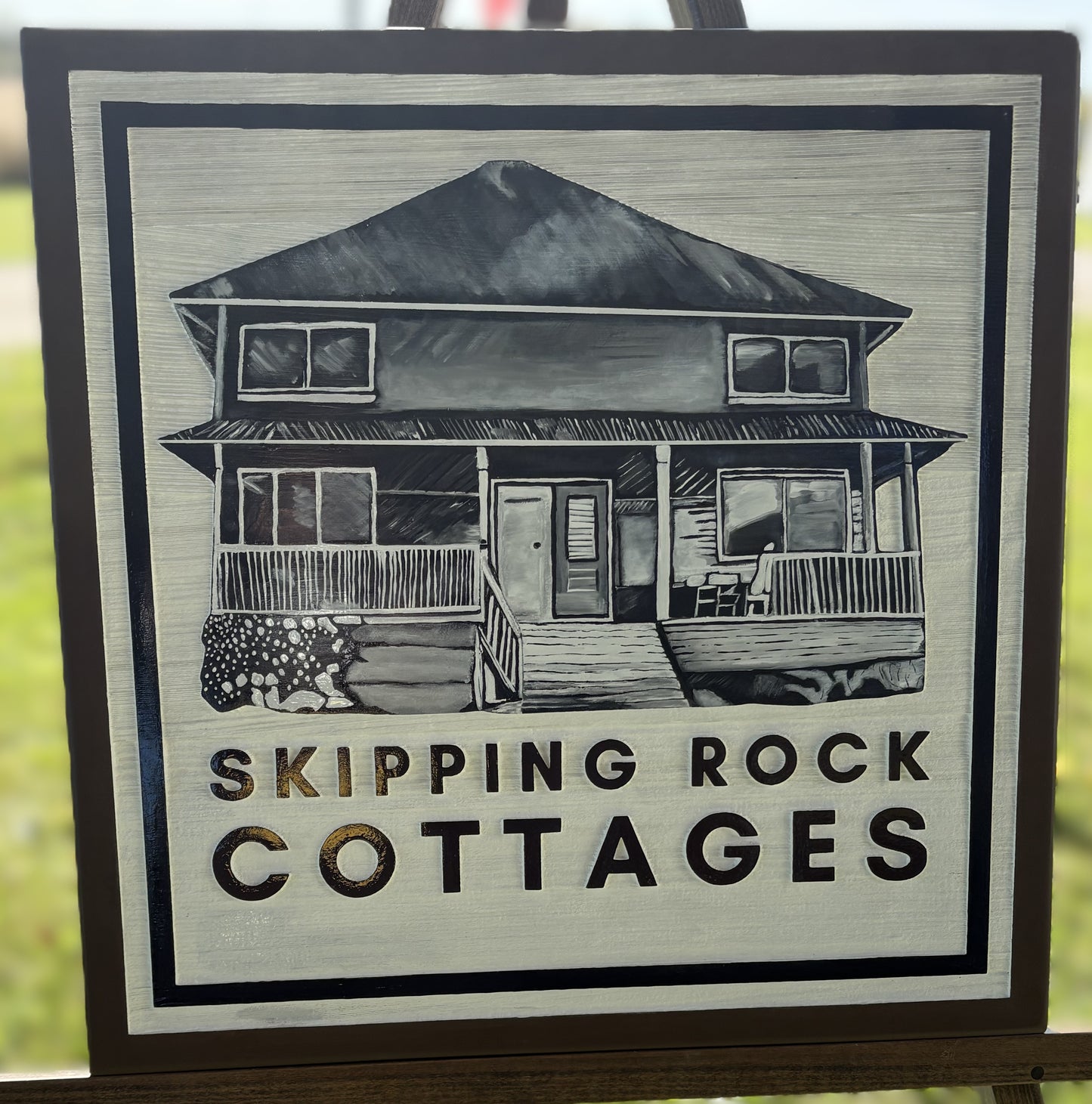 Custom Cedar Cottage Signs