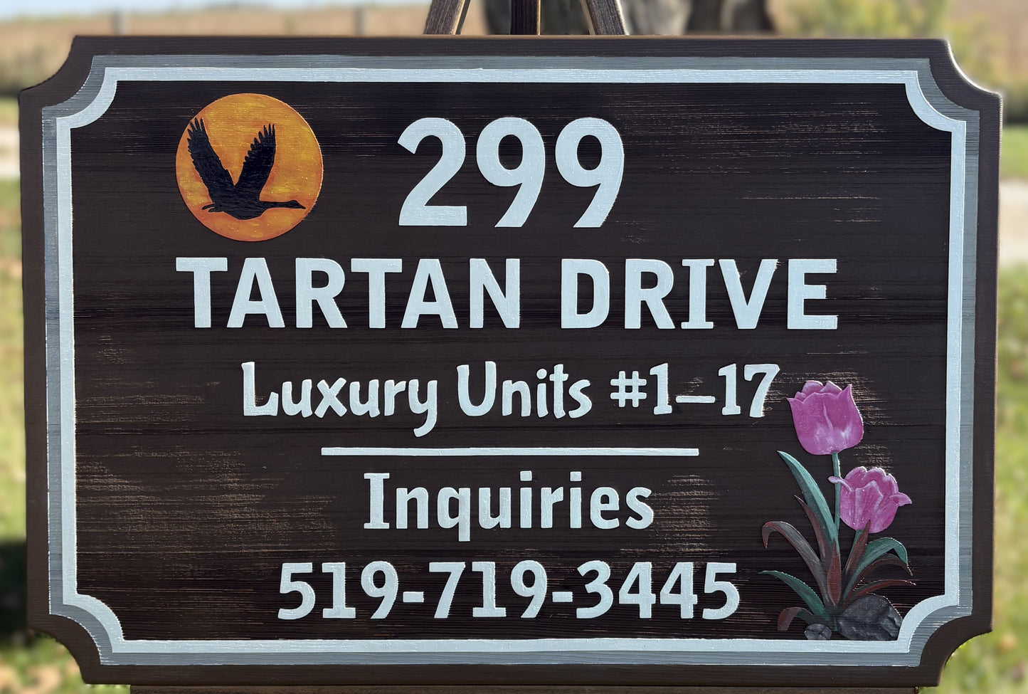 Custom Cedar Cottage Signs