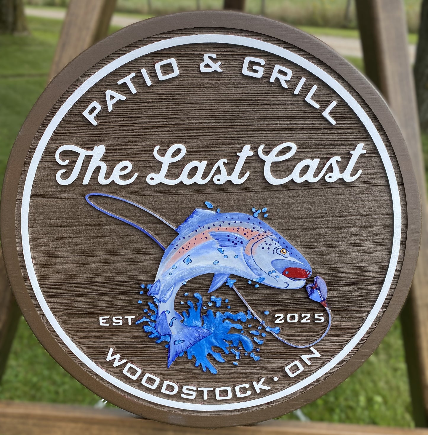 Custom Wood Signs - Cedar Signs in Rustic Wood Stain or Painted
