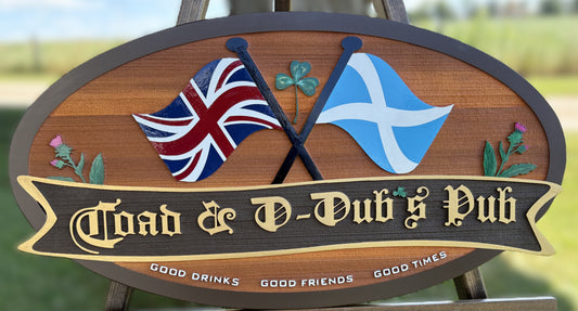 Custom Wood Bar Signs/Recreation Room Signs