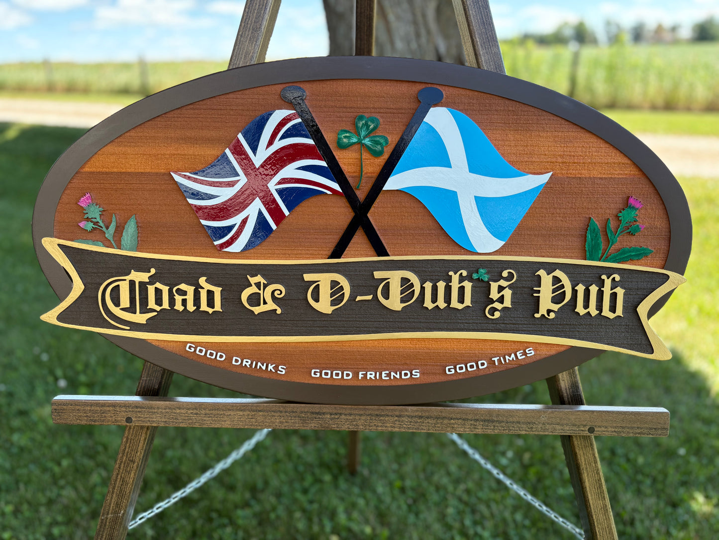 Custom Wood Bar Signs/Recreation Room Signs