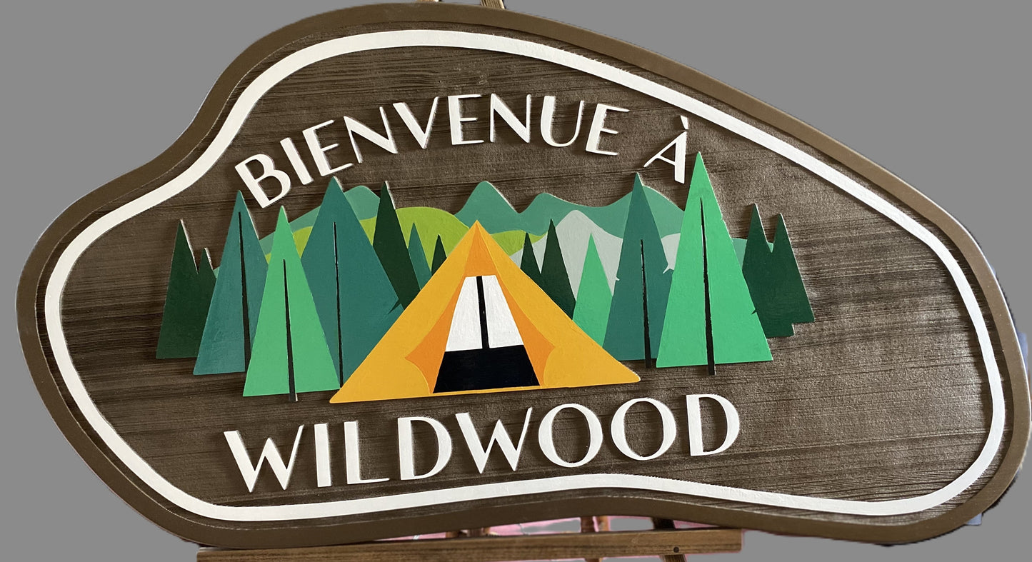 Custom Cedar Cottage Signs