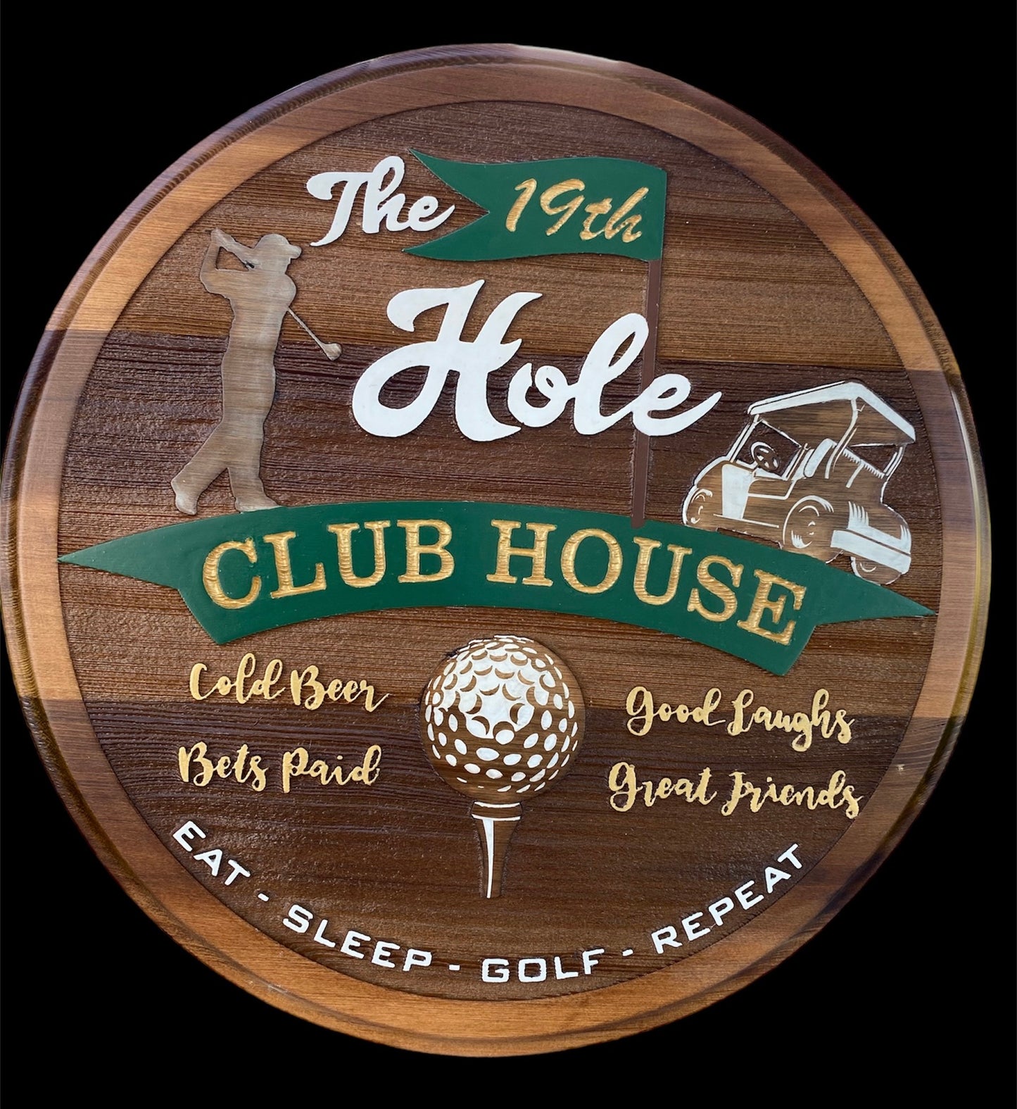 Custom Wood Bar Signs/Recreation Room Signs