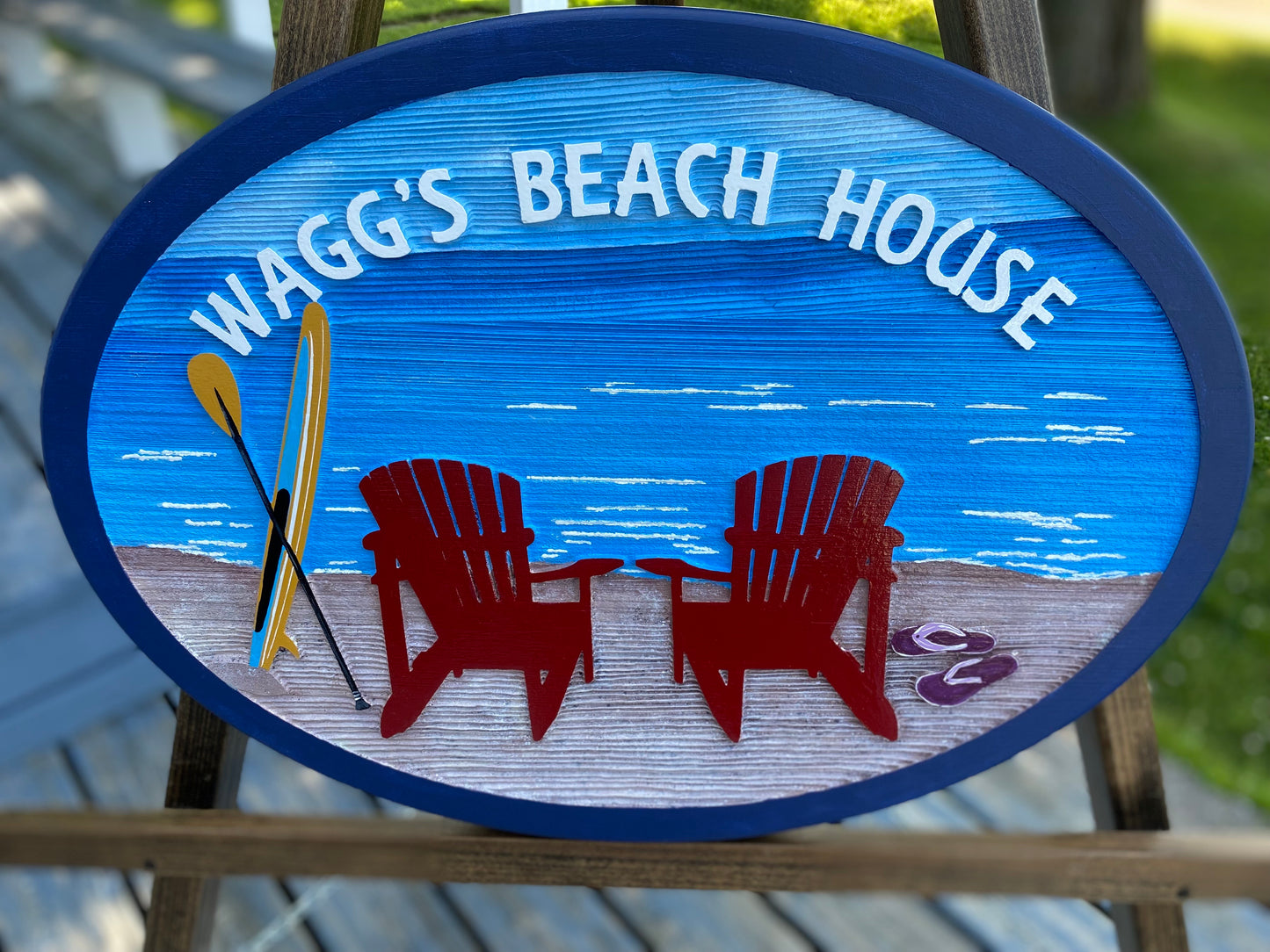 Cottage Signs - Cedar Sandblasted Wood Signs