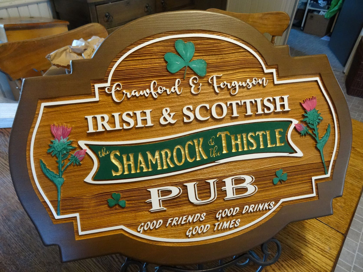 Custom Cedar Cottage Signs
