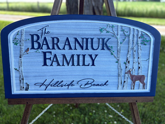 Cottage Signs - Cedar Sandblasted Wood Signs