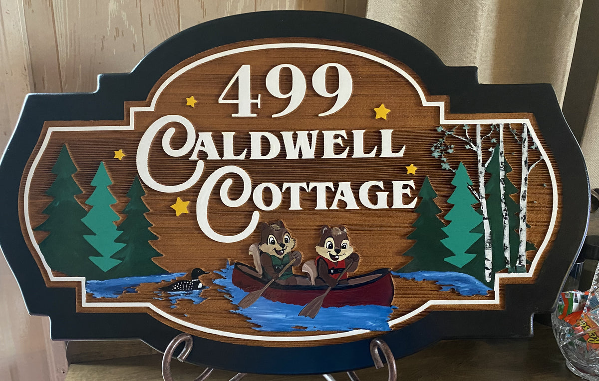 Custom Cottage Signs Canada | Personalized Cedar Signs Handcrafted Just for You