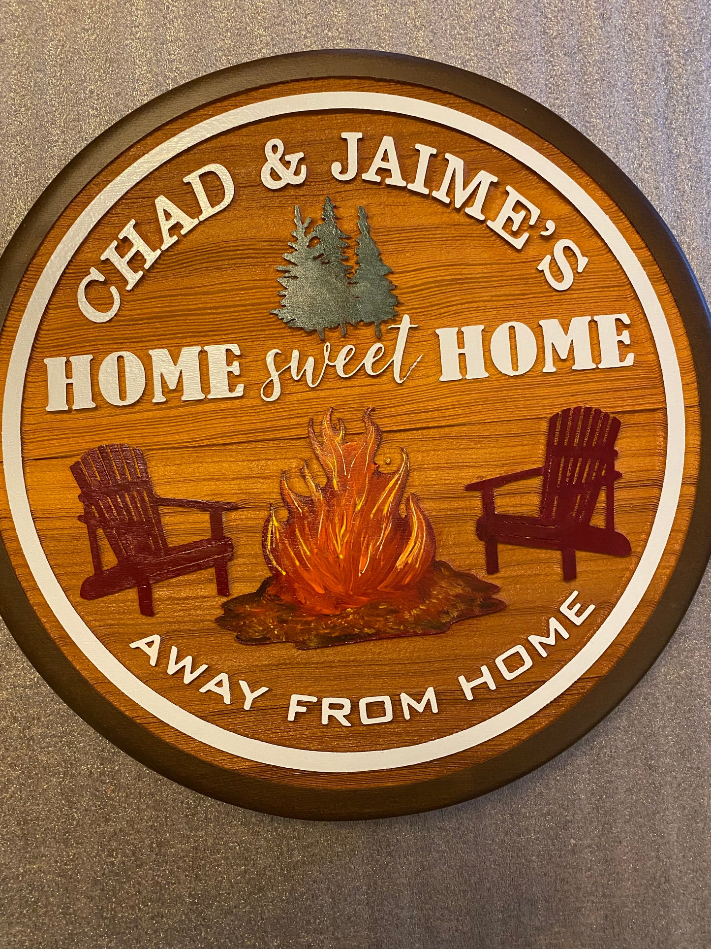 Custom Wood Signs - Cedar Signs in Rustic Wood Stain or Painted