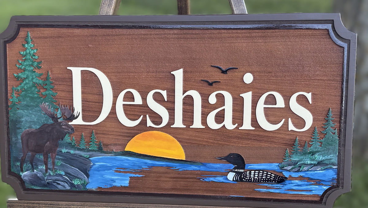 Custom Cottage Signs Canada | Personalized Cedar Signs Handcrafted Just for You