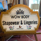 Custom Wood Business Signs