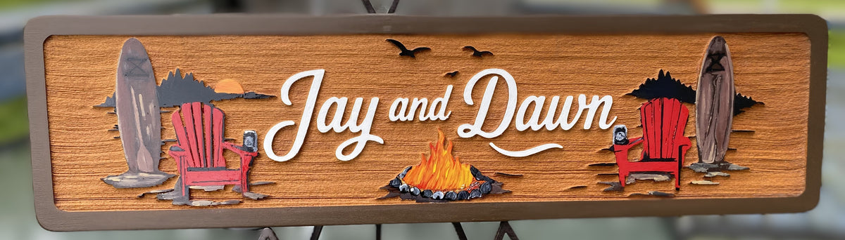 Custom Cottage Signs Canada | Personalized Cedar Signs Handcrafted Just for You