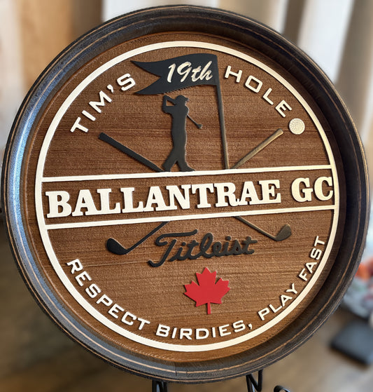 Barrel Signs – Personalized for Your Bar or Recreation Room