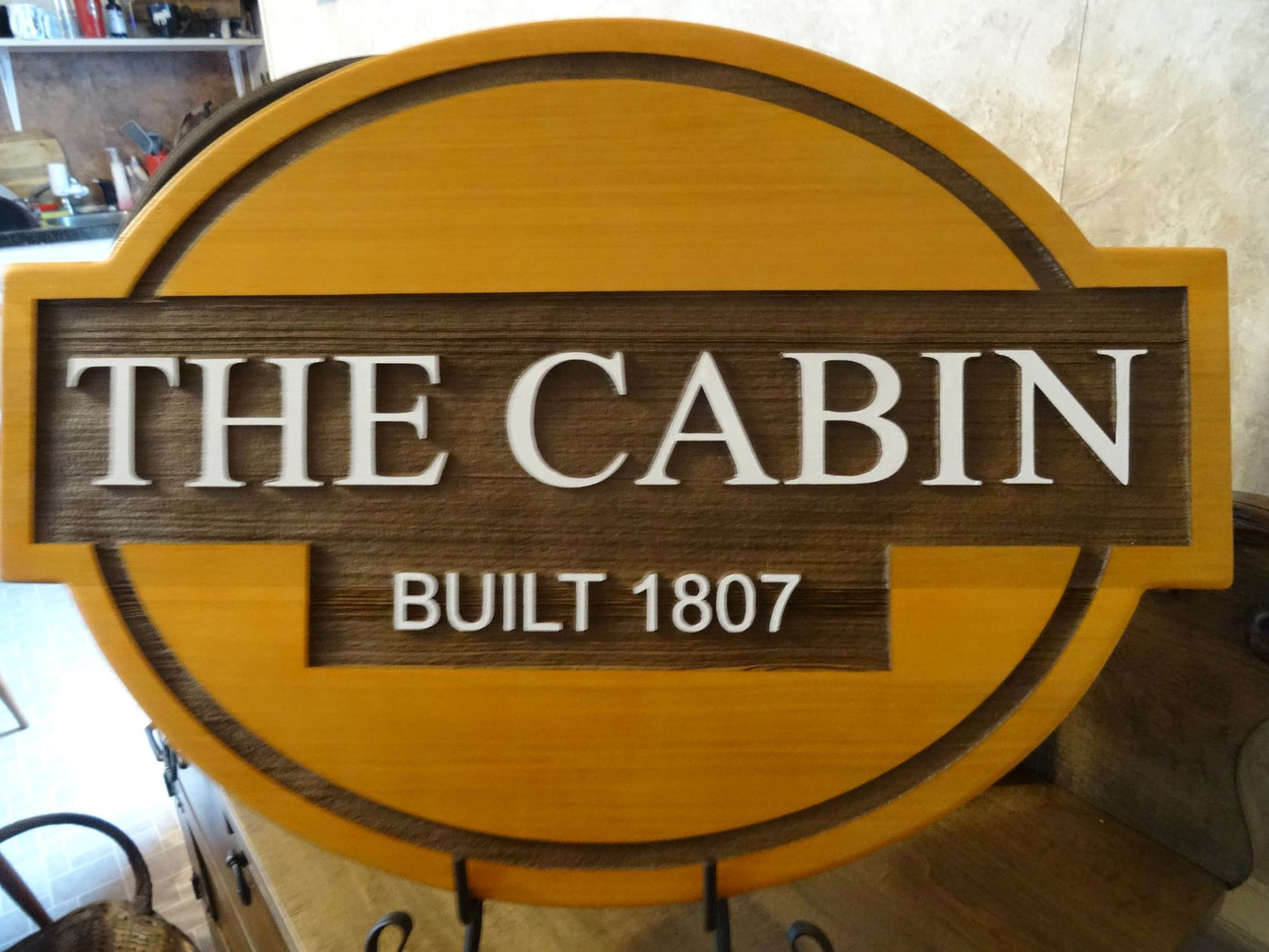Custom Wood Signs - Cedar Signs in Rustic Wood Stain or Painted