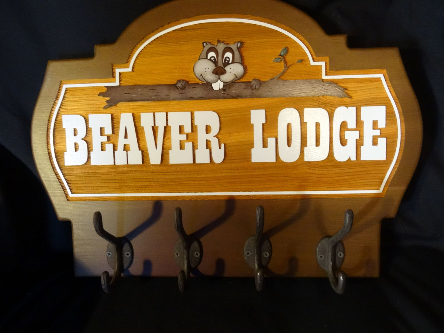 Custom Wood Signs - Cedar Signs in Rustic Wood Stain or Painted