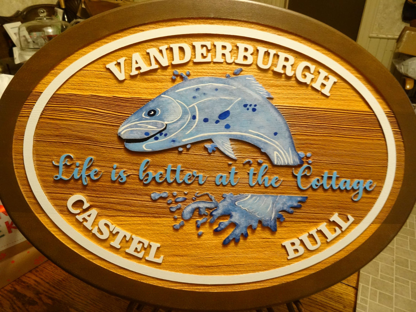 Custom Wood Signs - Cedar Signs in Rustic Wood Stain or Painted