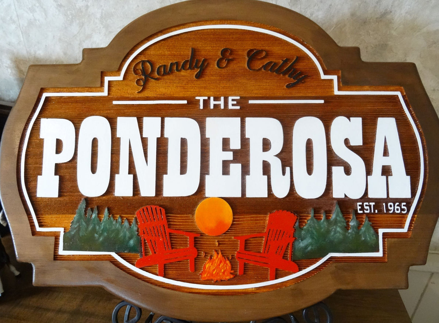 Ponderosa Cottage Sign