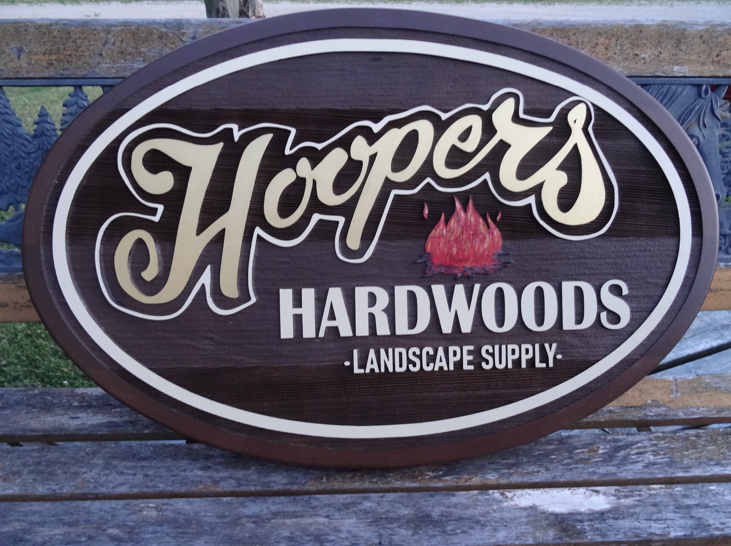 Custom Wood Signs - Cedar Signs in Rustic Wood Stain or Painted