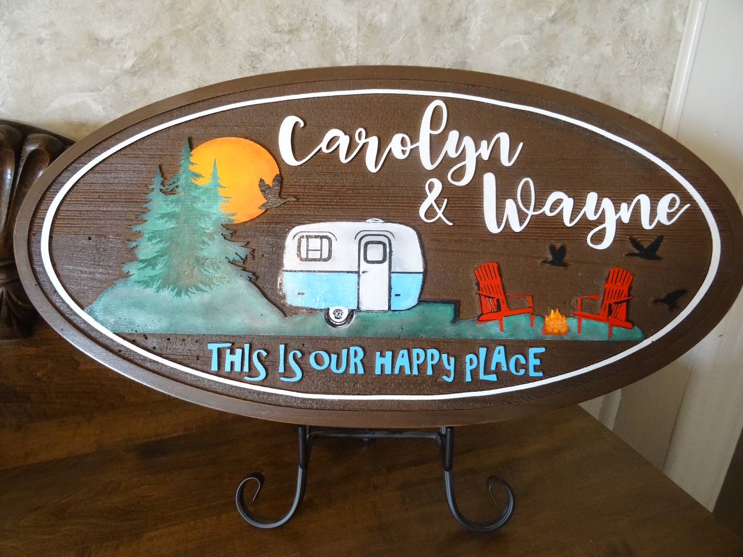 Custom Wood Signs - Cedar Signs in Rustic Wood Stain or Painted